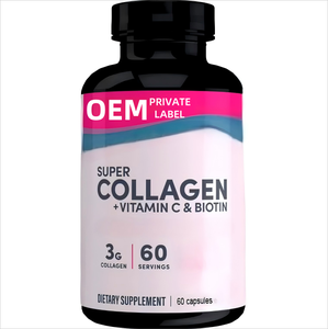 Private Label bio Super collagene capsule biotina integratore per la salute della pelle dei capelli prodotti di bellezza capsule per capelli vitamina - Product Image 1