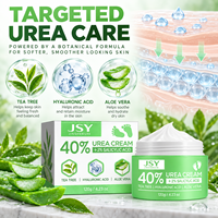 Crème Quotidienne pour les Pieds à Marque Blanche 40% Urée 2% Acide Salicylique avec Arbre à Thé, Acide Hyaluronique et Aloe pour le Soin des Talons Rêches et Secs 120 g