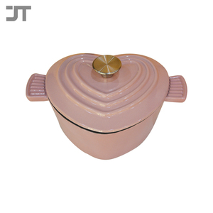 Color rojo en forma <span class=keywords><strong>de</strong></span> corazón <span class=keywords><strong>de</strong></span> esmalte olla <span class=keywords><strong>de</strong></span> <span class=keywords><strong>hierro</strong></span> <span class=keywords><strong>fundido</strong></span> <span class=keywords><strong>de</strong></span> utensilios <span class=keywords><strong>de</strong></span> cocina calentador <span class=keywords><strong>de</strong></span> comida <span class=keywords><strong>de</strong></span> cacerola con tapa - Product Image 6