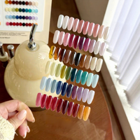 NAIL&YOLLY – Kit de vernis gel laiteux auto-nivelant 60 couleurs, flacon rond, deuxième génération améliorée, gel UV pour ongles
