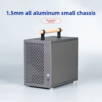 Boîtier d'ordinateur en métal P70 9.5L Mid Tower Mini ITX, châssis PC SFF en aluminium 5052 pour GPU 240 mm, alimentation SFX, refroidisseur CPU 135 mm