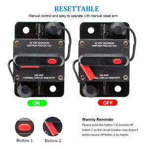 42 В DC 40A 50A 60A 70A 80A 100A 150A 200A 250A 300A судовой автомобиль на солнечной батарее, автомобильный автоматический выключатель - Product Image 4