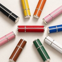 Atomiseur de parfum 10 ml en cuir PU, flacon de voyage portable rechargeable pour cosmétiques, idéal pour le transfert de liquides