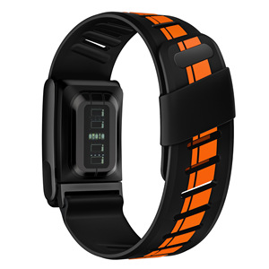 Bracelet de montre sport en silicone compatible avec les modèles standard WHOOP 50 MG, respirant, bicolore, bracelet de remplacement - Product Image 3