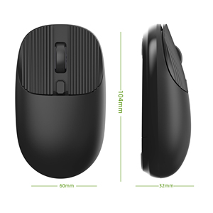 Thiết kế đơn giản chế độ kép không dây cảm biến quang học chuột USB 2.4Ghz Ergonomic 3 nút 12 tháng bảo hành di động cho văn phòng sử dụng - Product Image 6