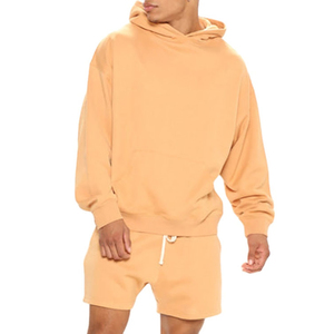 Men's Cotton Tracksuit Hoodie and Shorts <b>Set</b> Y2K Retro Style Street wear - Product Image 1