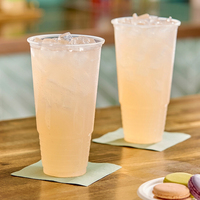 Vasos Desechables Transparentes de PET de 32oz/1000ml/115mm para Bebidas Frías, Tamaño Super Grande, para Cine, Cerveza, con Logotipo Personalizado, OEM, Reciclables, Venta al Por Mayor