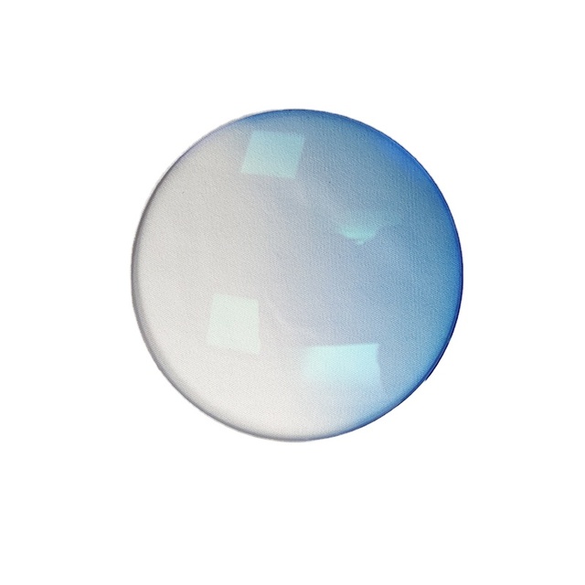 1.60 Mr-8 Gradient Blue Tinted Colored Eyeglass Lens Optical Lens