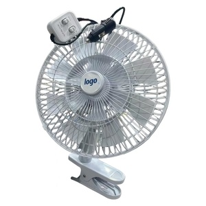 อะไหล่รถบรรทุกคุณภาพสูง พัดลมห้องโดยสารรถบรรทุกขนาด 11 นิ้ว 12V 24V สีน้ำเงินและสีขาว ปรับแต่งโลโก้ได้ ใช้ได้กับรถบรรทุกหลายประเภท - Product Image 4