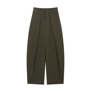 TAOP&ZA 2026 Nuovi Arrivi Primavera <span class=keywords><strong>Pantaloni</strong></span> a Vita Alta Stile <span class=keywords><strong>Palloncino</strong></span> con Pieghe, Gamba Dritta, Vestibilità Comoda per il Pendolare Casual 1255557 - Product Image 2