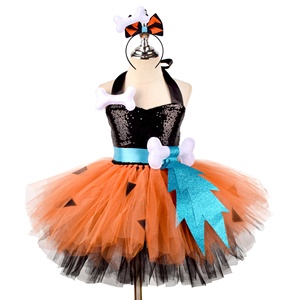 La robe Cosplay Crood pour filles Costumes de scène de Noël et de performance partielle - Product Image 2