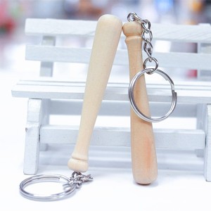 Llavero de bate de béisbol, Llavero artesanal, llavero colgante, regalo pequeño deportivo, 7Cm - Product Image 2