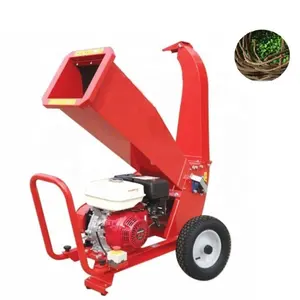 Wholesales 15HP Gasoline Engine Diameter 10cm mulcher chipper wood shredder