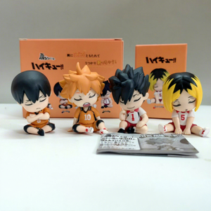 ชุดของเล่นโมเดล PVC ไฮคิว 4 แบบ 4 ชิ้น ตัวละครอนิเมะแบบแอคชั่น ใหม่ โทรุ โออิคาวะ ฮินาตะ โชโย รุ่น Q กล่องสีตกแต่ง - Product Image 4