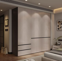 Nouvelle Armoire Modulaire Minimaliste de Luxe Léger pour Chambre à Coucher 26