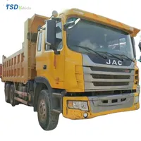 Used 6x4 JAC 덤퍼 트럭 자체 방전 트럭 사용 티퍼 트럭