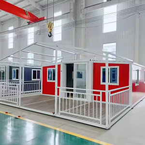 บ้าน2ห้องนอนพับได้ทำจากเหล็กแผงแซนวิชโรงพยาบาลบ้านสำเร็จรูปแบบพับได้สร้างใหม่ในเมือง - Product Image 1