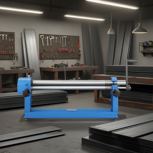 Machine à rouler les tôles 24 pouces, capacité 16 gauge, pour le pliage de tôles en acier à faible teneur en carbone, cuivre et aluminium - Product Image 2