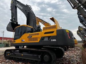 รถขุดไฮดรอลิก Volvo EC480DL มือสอง สภาพ 90% น้ำหนัก 48 ตัน พร้อมบุ้งกี๋ เครื่องยนต์ เกียร์ ปั๊มมอเตอร์ สำหรับงานก่อสร้างและเกษตรกรรม - Product Image 1