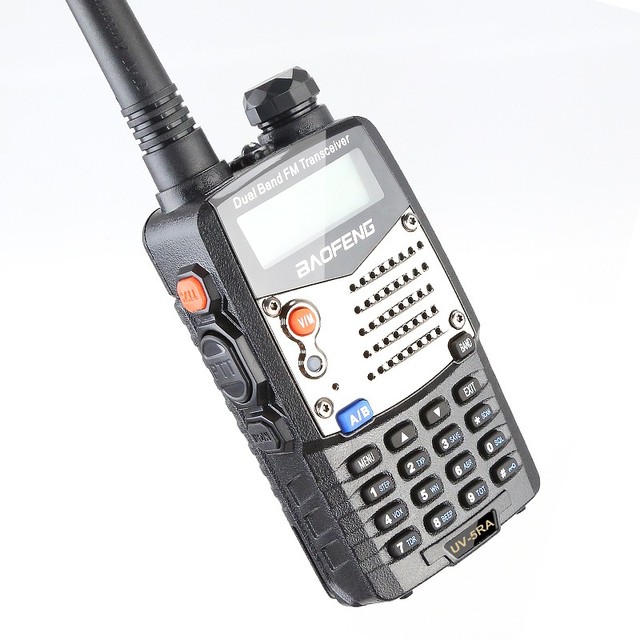 Baofeng Bf Uv5ra Uv 5ra Portable PTT Dual Band Fm Transceiver Ham Receiver Amateur Two Way Radio Walkie Talkie De Largo Alcance