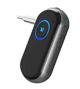 Pemancar adaptor penerima Bluetooth mobil nirkabel, dengan musik Stereo Audio AUX 3.5MM