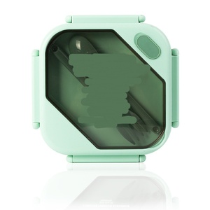 Boîtes à bento portables pour micro-ondes avec vaisselle Récipient de stockage de nourriture étanche pour enfants École et bureau Boîtes à lunch parfaites - Product Image 4