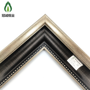 Customized 3d Vintage Plastic Gold Black <strong>Wooden</strong> Photo <strong>Frame</strong> Moulding <strong>Wall</strong> Hanging - Product Image 4