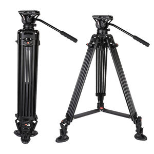 Trípode flexible profesional <span class=keywords><strong>Coman</strong></span> Aluminium Video Dslr Dx16q5s con cabeza de bola fluida Q5s - Product Image 1