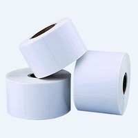 Etiquetas Adhesivas de Papel Revestido para Códigos de Barras, Uso Doméstico, Forma Rectangular Jiangsu, Tamaños 50*30mm, Personalizables, Embalaje en Cartón