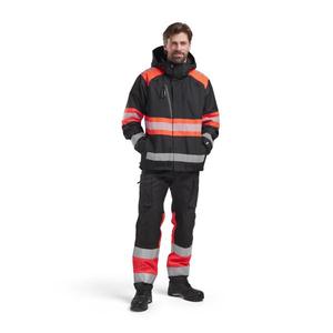 BLAKLADER - 4420197799554XL Chaqueta de concha de alta visibilidad Negro/Rojo-EAN 7330509849354 ROPA DE TRABAJO DE LA HI-VIS - Product Image 3