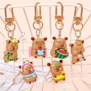 <span class=keywords><strong>Violoncelle</strong></span> Capibara <span class=keywords><strong>Petit</strong></span> Capybara Pendentif Porte-clés Fille Sac à dos Accessoires - Product Image 5
