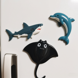 Aimants <span class=keywords><strong>de</strong></span> réfrigérateur en résine d'animaux du monde marin <span class=keywords><strong>de</strong></span> l'océan côtier en gros - Product Image 3