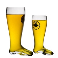 Hot Selling Verschillende Grootte Custom Glas Bier Das Boot Vormige Bierglas Mok