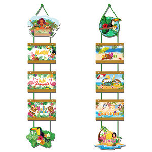 Letrero Decorativo para Puerta con Diseño de Verano, Estilo <span class=keywords><strong>Hawaiano</strong></span>, para Interiores y Exteriores, Decoración para Fiestas Hawaianas - Product Image 6