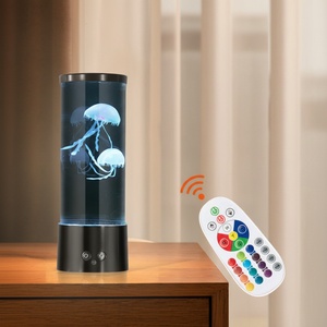 Lámpara LED de Ambiente con Forma de Medusa Arcoíris, Regalo Creativo, Luz Nocturna, Adorno Romántico para Dormitorio - Product Image 3