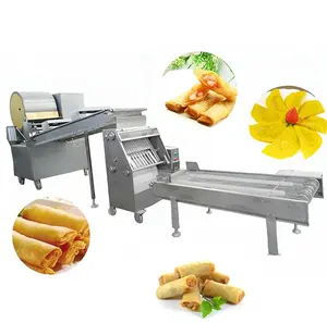 Small dimension automatic tabletop naan bread roti pita bread chapati making press baking machine roti maker chapati machine