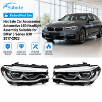 Phare LED Adaptatif d'Origine Utilisé, Convient à la BMW Série 5 G30, Phares de Voiture de Haute Qualité, OE:63117214961,63117214962