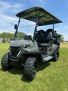 WELIFTRICH 4 places levées 14 pouces tout-terrain Chariot de golf électrique légal pliant à 4 roues - Product Image 4