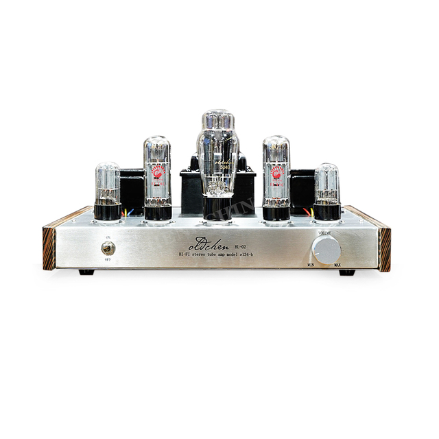 LaoChen EL34 Single-Ended Class A Handmade Tube Amplifier 10W HiFi Vacuum Tube Power Amp for Home Stereo Passive Speaker