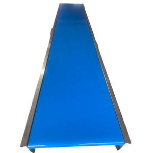 Restoran gıda deposu depo endüstrilerinde yatay konveyör hatları için otomatik montaj konveyör bant gıda <span class=keywords><strong>s</strong></span>ınıfı PVC ve PU - Product Image 5