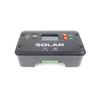 Contrôleur de panneau solaire PWM contrôleur de chargeur solaire 12V/24V avec courant nominal 30A pour système d'énergie Type MPPT
