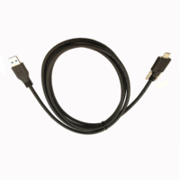 Kabel Data pengunci sekrup ganda tipe-c, kabel kualitas tinggi USB3.0 ke tipe-c, kabel Data pengunci sekrup ganda, kecepatan 5Gbps, panjang 1m 2m 3m, 5m Untuk kamera industri, kamera Video