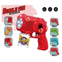 KK nueva pistola de burbujas automática con iluminación, gran oferta fabricante de burbujas eléctrico para niños, venta al por mayor de lujo de verano al aire libre juguete de burbujas azul