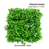 Plante murale artificielle personnalisable résistante aux UV 50*50cm, décoration de bureau et de jardin, herbe verte artificielle synthétique