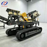 Mini Trituradora Móvil 1-30t/h, Trituradora de Mandíbulas Ultra-Compacta y Portátil para Pequeñas Empresas de Minería de Oro