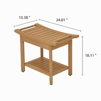 Table d'appoint de pique-nique d'extérieur, mobilier de jardin écologique, mobilier d'extérieur en plastique imitation bois, table d'appoint de patio en plastique