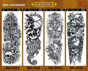 Tatuaggi Temporanei Personalizzati a Manica Intera Neri per il Corpo - Product Image 6