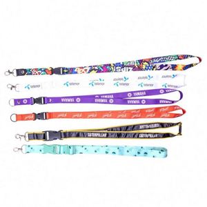 OEM Blank Sublimation Polyester Nylon Masking Lanyard Plain Medal <b>Ribbon</b> Cheap Personalized Custom Logo Printed Lanyard - Product Image 1