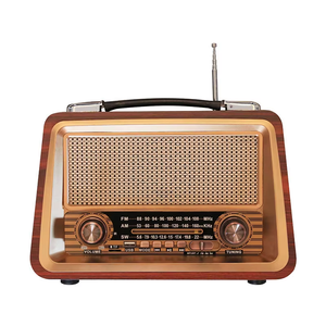 <span class=keywords><strong>Enceinte</strong></span> portable miniature classique en bois pour DJ, haut-parleur en bois, radio vintage <span class=keywords><strong>r</strong></span>étro AM FM SW 3 bandes - Product Image 1