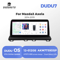 DUDUAUTO DUDU7 A7870 AKM7739 VELVET DSP RCA 5.1 Autoradio pour Mazda 3 Axela 2014-2019 BM BN 3ème génération